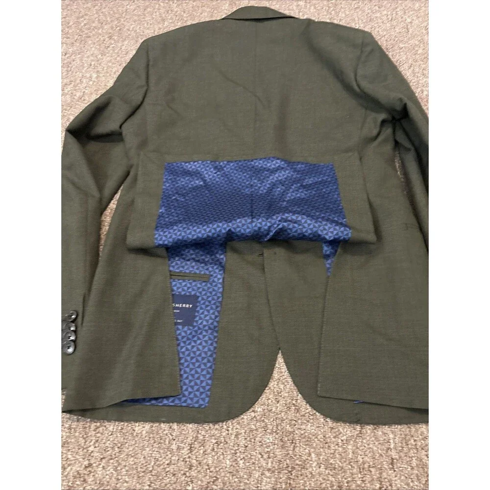 SUITSUPPLY Lazio Green Wool Blazer Sport Coat Jacket 32R Plus Pants 31x31 - Picture 16 of 16